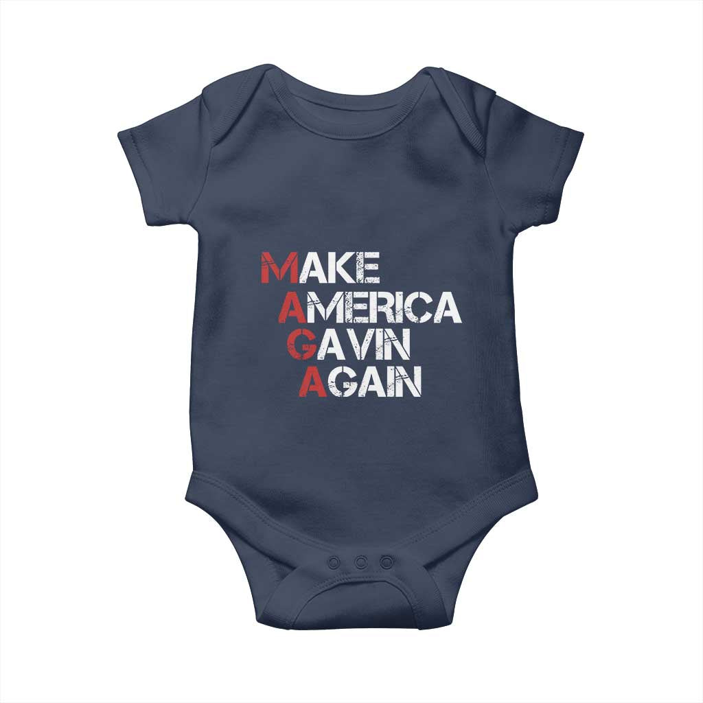 Make America Gavin Again Baby Onesie Gavin Newsom Support - Wonder Print Shop