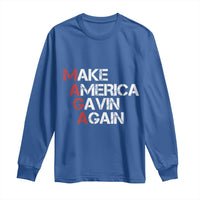 Make America Gavin Again Long Sleeve Shirt Gavin Newsom Support - Wonder Print Shop