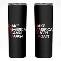 Make America Gavin Again Skinny Tumbler Gavin Newsom Support - Wonder Print Shop