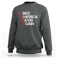 Make America Gavin Again Sweatshirt Gavin Newsom Support - Wonder Print Shop