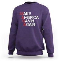 Make America Gavin Again Sweatshirt Gavin Newsom Support - Wonder Print Shop