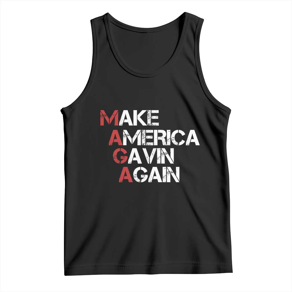 Make America Gavin Again Tank Top Gavin Newsom Support - Wonder Print Shop