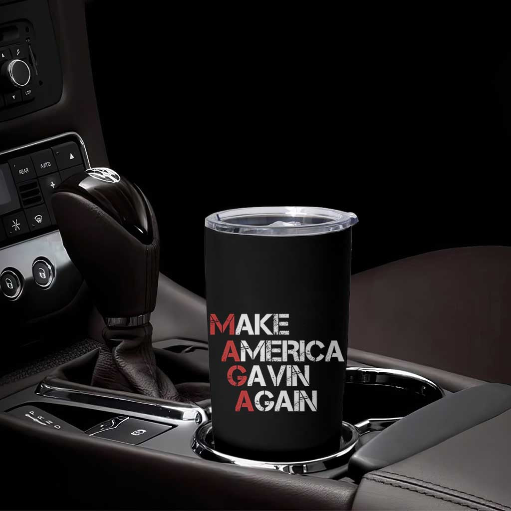 Make America Gavin Again Tumbler Cup Gavin Newsom Support - Wonder Print Shop