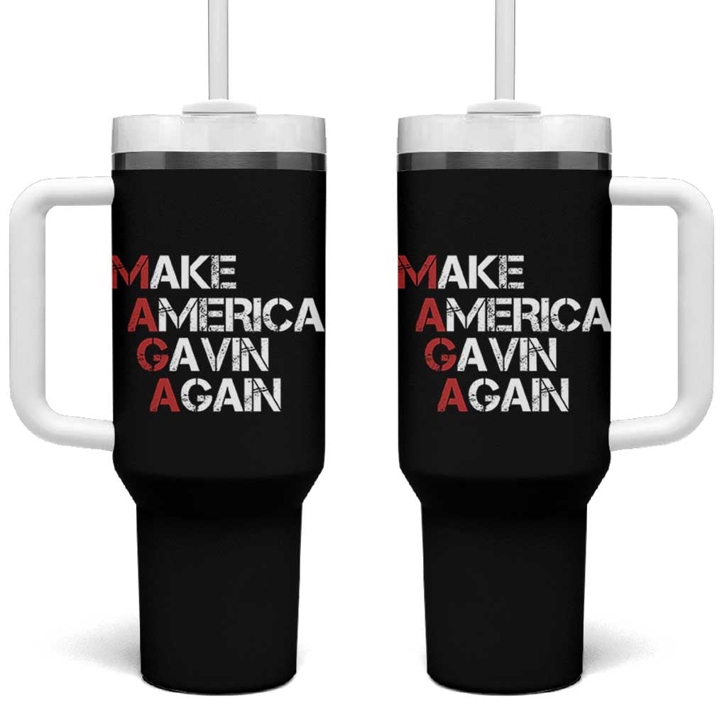 Make America Gavin Again Tumbler With Handle Gavin Newsom Support - Wonder Print Shop