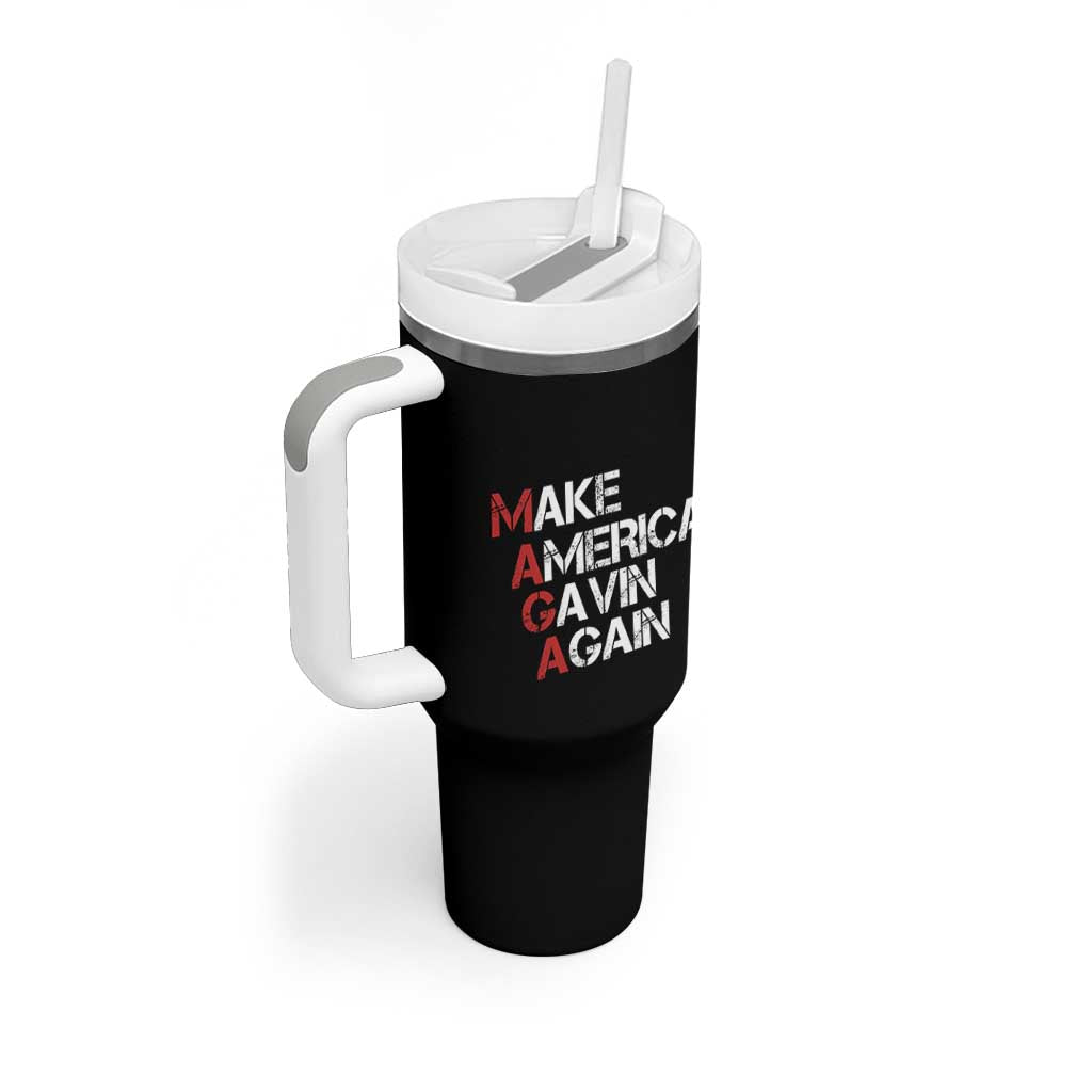 Make America Gavin Again Tumbler With Handle Gavin Newsom Support - Wonder Print Shop