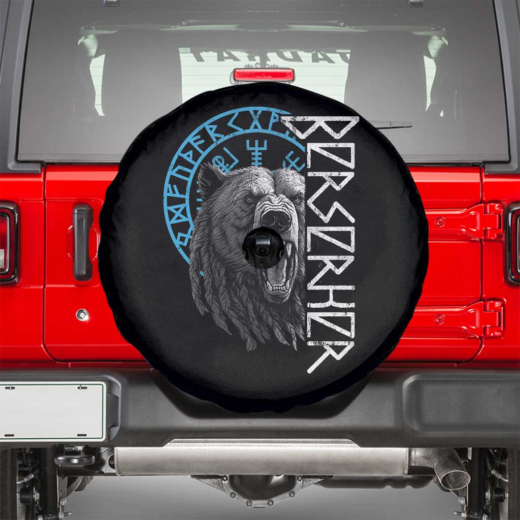 Viking Berserker Bear Warrior Odin Runes Nordic Compass Spare Tire Cover - Wonder Print Shop