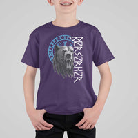 Viking Berserker Bear Warrior Odin Runes Nordic Compass T Shirt For Kid - Wonder Print Shop