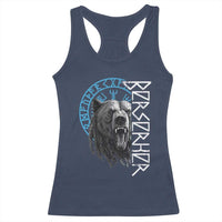 Viking Berserker Bear Warrior Odin Runes Nordic Compass Racerback Tank Top - Wonder Print Shop