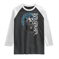 Viking Berserker Bear Warrior Odin Runes Nordic Compass Raglan Shirt - Wonder Print Shop