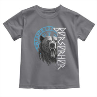 Viking Berserker Bear Warrior Odin Runes Nordic Compass Toddler T Shirt - Wonder Print Shop