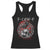 Funny F Caw F Viking Crow Racerback Tank Top Vegvisir Black Bird Gothic Skull Adult Humor - Wonder Print Shop
