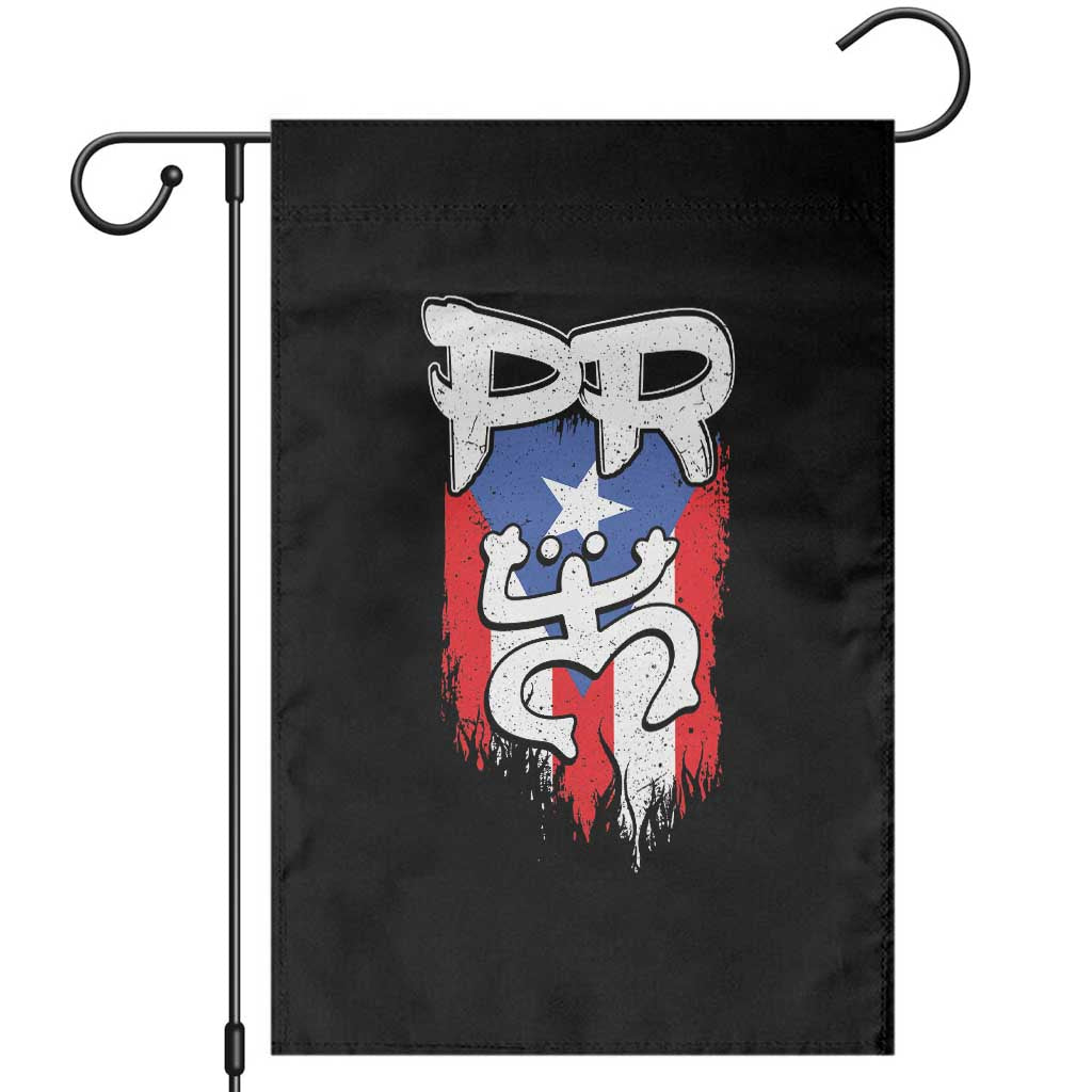 Puerto Rico Flag Hispanic Heritage Month Boricua Taino Coqui Frog Garden Flag - Wonder Print Shop