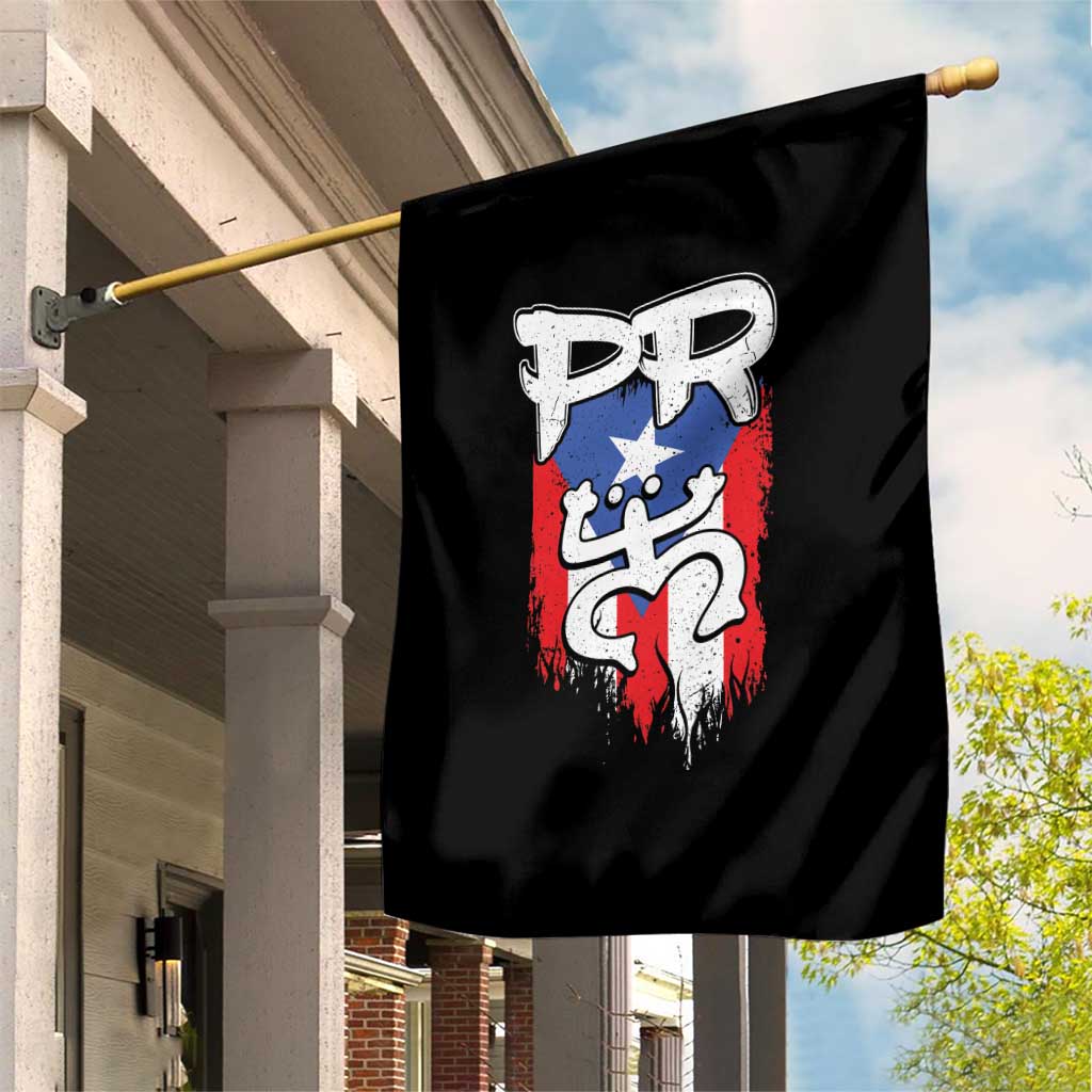 Puerto Rico Flag Hispanic Heritage Month Boricua Taino Coqui Frog Garden Flag - Wonder Print Shop