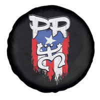 Puerto Rico Flag Hispanic Heritage Month Boricua Taino Coqui Frog Spare Tire Cover - Wonder Print Shop