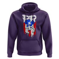 Puerto Rico Flag Hispanic Heritage Month Boricua Taino Coqui Frog Hoodie - Wonder Print Shop