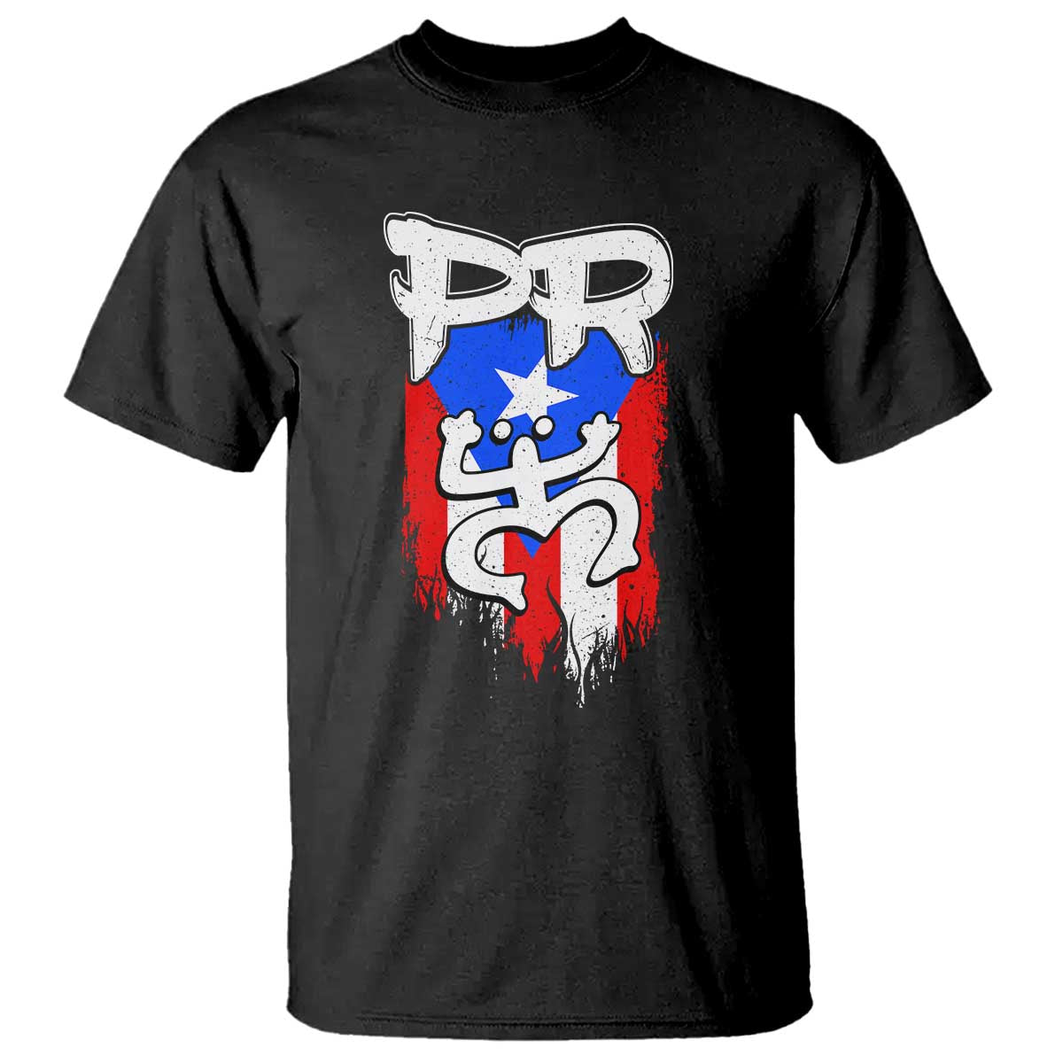 Puerto Rico Flag Hispanic Heritage Month Boricua Taino Coqui Frog T Shirt - Wonder Print Shop