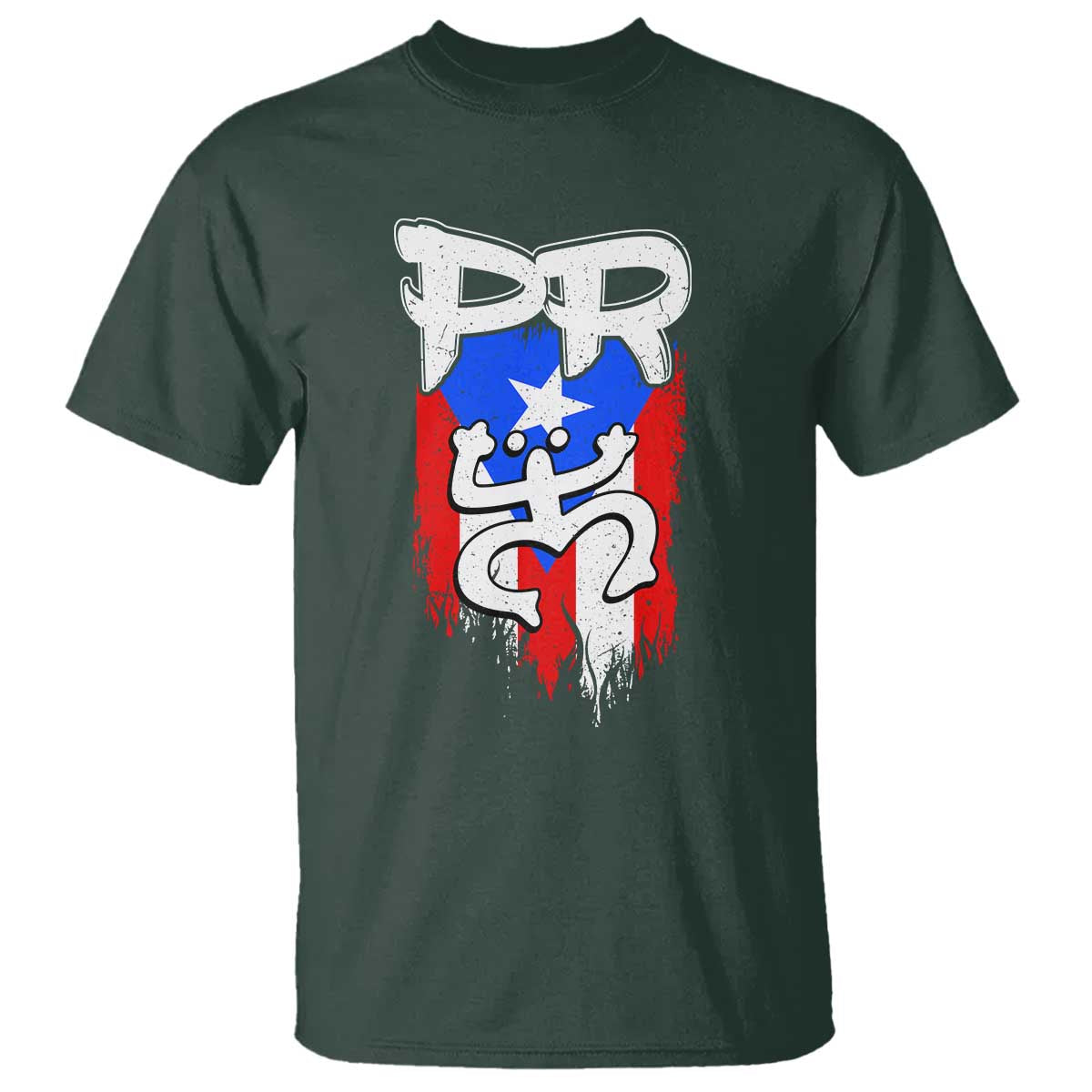 Puerto Rico Flag Hispanic Heritage Month Boricua Taino Coqui Frog T Shirt - Wonder Print Shop