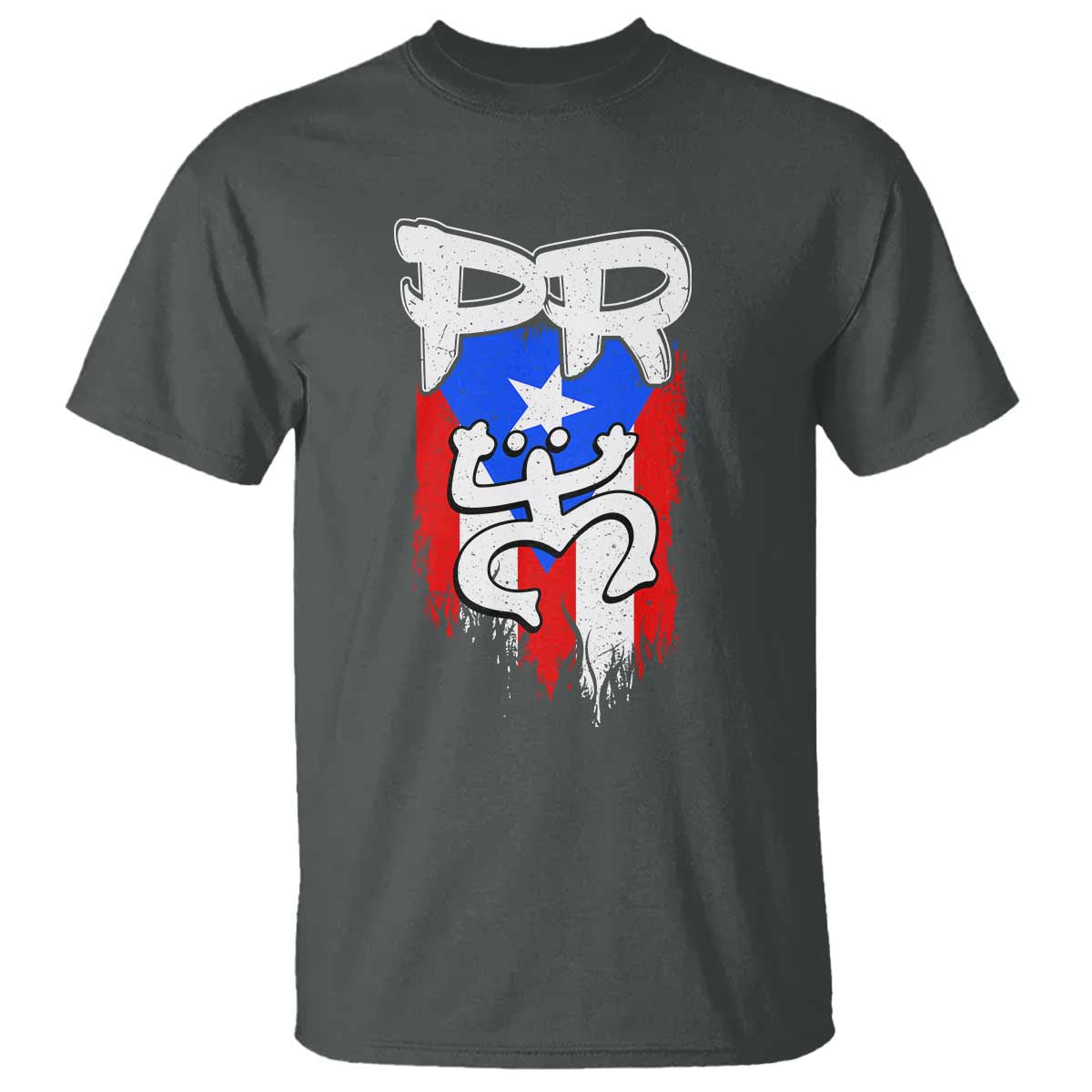 Puerto Rico Flag Hispanic Heritage Month Boricua Taino Coqui Frog T Shirt - Wonder Print Shop