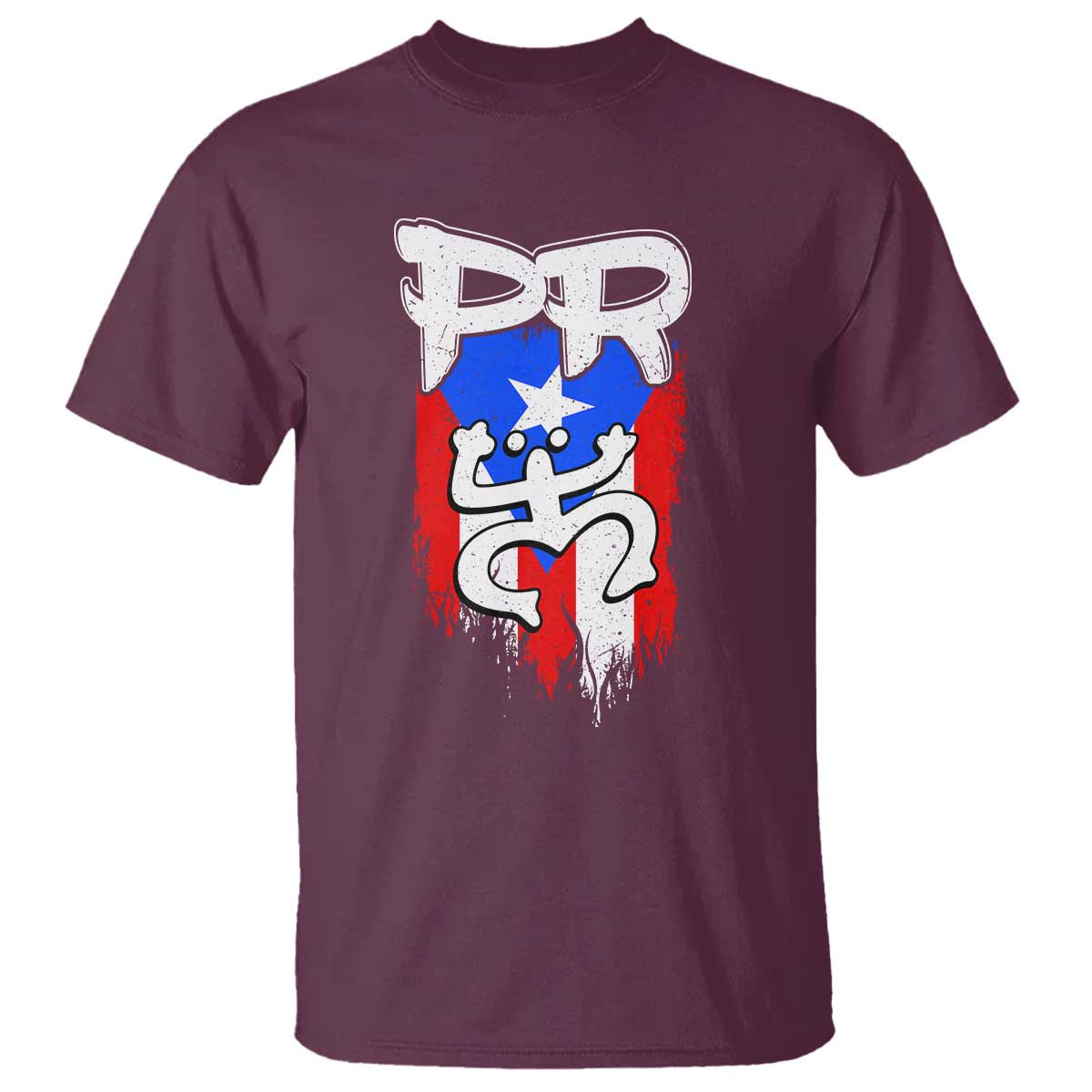 Puerto Rico Flag Hispanic Heritage Month Boricua Taino Coqui Frog T Shirt - Wonder Print Shop
