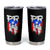 Puerto Rico Flag Hispanic Heritage Month Boricua Taino Coqui Frog Tumbler Cup - Wonder Print Shop