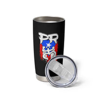Puerto Rico Flag Hispanic Heritage Month Boricua Taino Coqui Frog Tumbler Cup - Wonder Print Shop