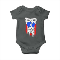 Puerto Rico Flag Hispanic Heritage Month Boricua Coqui Frog Baby Onesie - Wonder Print Shop