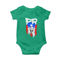 Puerto Rico Flag Hispanic Heritage Month Boricua Coqui Frog Baby Onesie - Wonder Print Shop