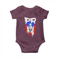 Puerto Rico Flag Hispanic Heritage Month Boricua Coqui Frog Baby Onesie - Wonder Print Shop