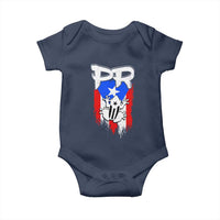 Puerto Rico Flag Hispanic Heritage Month Boricua Coqui Frog Baby Onesie - Wonder Print Shop