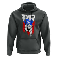 Puerto Rico Flag Hispanic Heritage Month Boricua Coqui Frog Hoodie - Wonder Print Shop