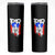 Puerto Rico Flag Hispanic Heritage Month Boricua Coqui Frog Skinny Tumbler - Wonder Print Shop