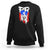 Puerto Rico Flag Hispanic Heritage Month Boricua Coqui Frog Sweatshirt - Wonder Print Shop
