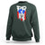 Puerto Rico Flag Hispanic Heritage Month Boricua Coqui Frog Sweatshirt - Wonder Print Shop