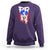 Puerto Rico Flag Hispanic Heritage Month Boricua Coqui Frog Sweatshirt - Wonder Print Shop