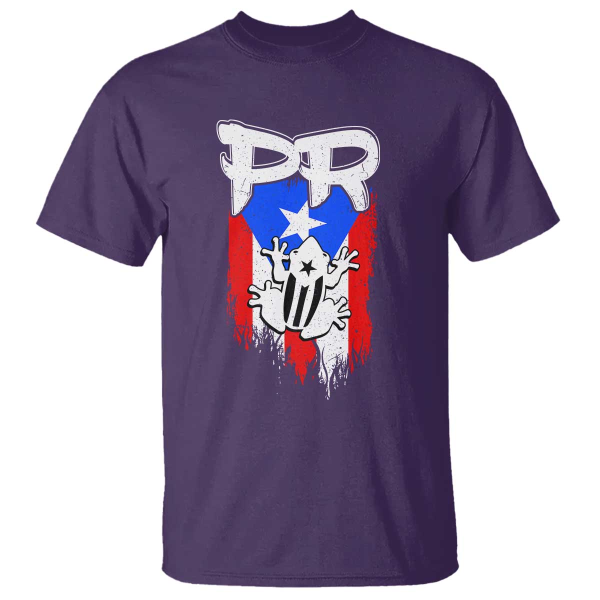 Puerto Rico Flag Hispanic Heritage Month Boricua Coqui Frog T Shirt - Wonder Print Shop