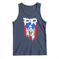 Puerto Rico Flag Hispanic Heritage Month Boricua Coqui Frog Tank Top - Wonder Print Shop