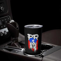 Puerto Rico Flag Hispanic Heritage Month Boricua Coqui Frog Tumbler Cup - Wonder Print Shop