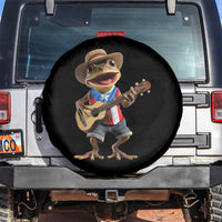 Puerto Rico Coqui Frog Puerto Rican Flag Taino Boricua Guitar Spare Tire Cover - Wonder Print Shop