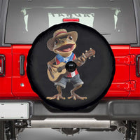 Puerto Rico Coqui Frog Puerto Rican Flag Taino Boricua Guitar Spare Tire Cover - Wonder Print Shop