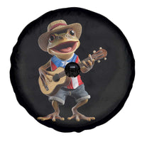 Puerto Rico Coqui Frog Puerto Rican Flag Taino Boricua Guitar Spare Tire Cover - Wonder Print Shop