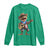 Puerto Rico Coqui Frog Puerto Rican Flag Taino Boricua Guitar Long Sleeve Shirt - Wonder Print Shop
