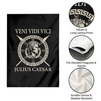 Julius Caesar Garden Flag Veni Vidi Vici Roman History - Wonder Print Shop