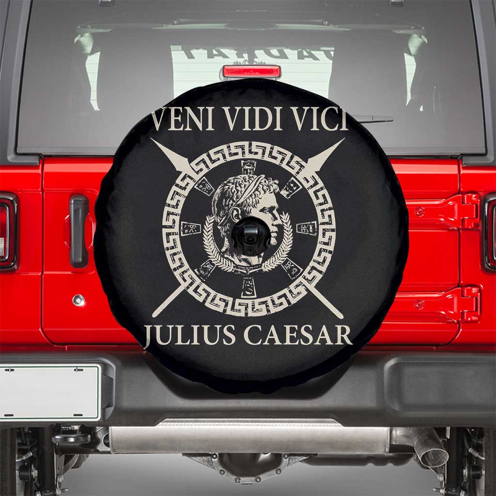 Julius Caesar Spare Tire Cover Veni Vidi Vici Roman History - Wonder Print Shop