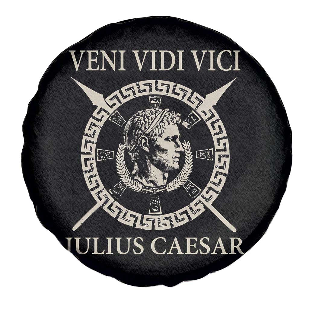 Julius Caesar Spare Tire Cover Veni Vidi Vici Roman History - Wonder Print Shop