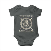Julius Caesar Baby Onesie Veni Vidi Vici Roman History - Wonder Print Shop