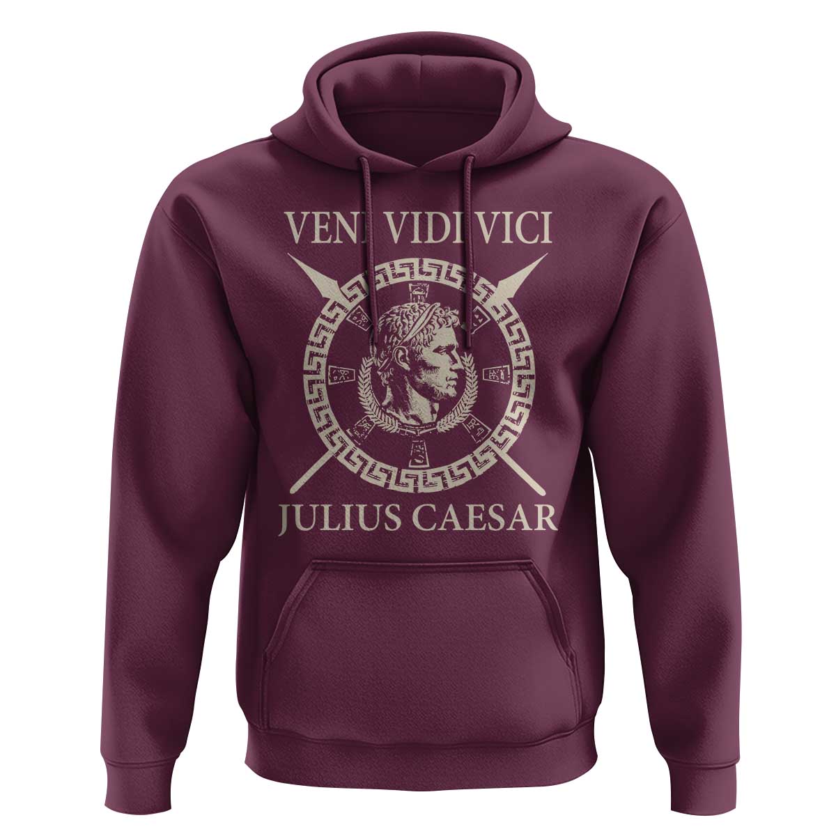 Julius Caesar Hoodie Veni Vidi Vici Roman History - Wonder Print Shop