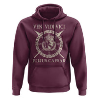 Julius Caesar Hoodie Veni Vidi Vici Roman History - Wonder Print Shop
