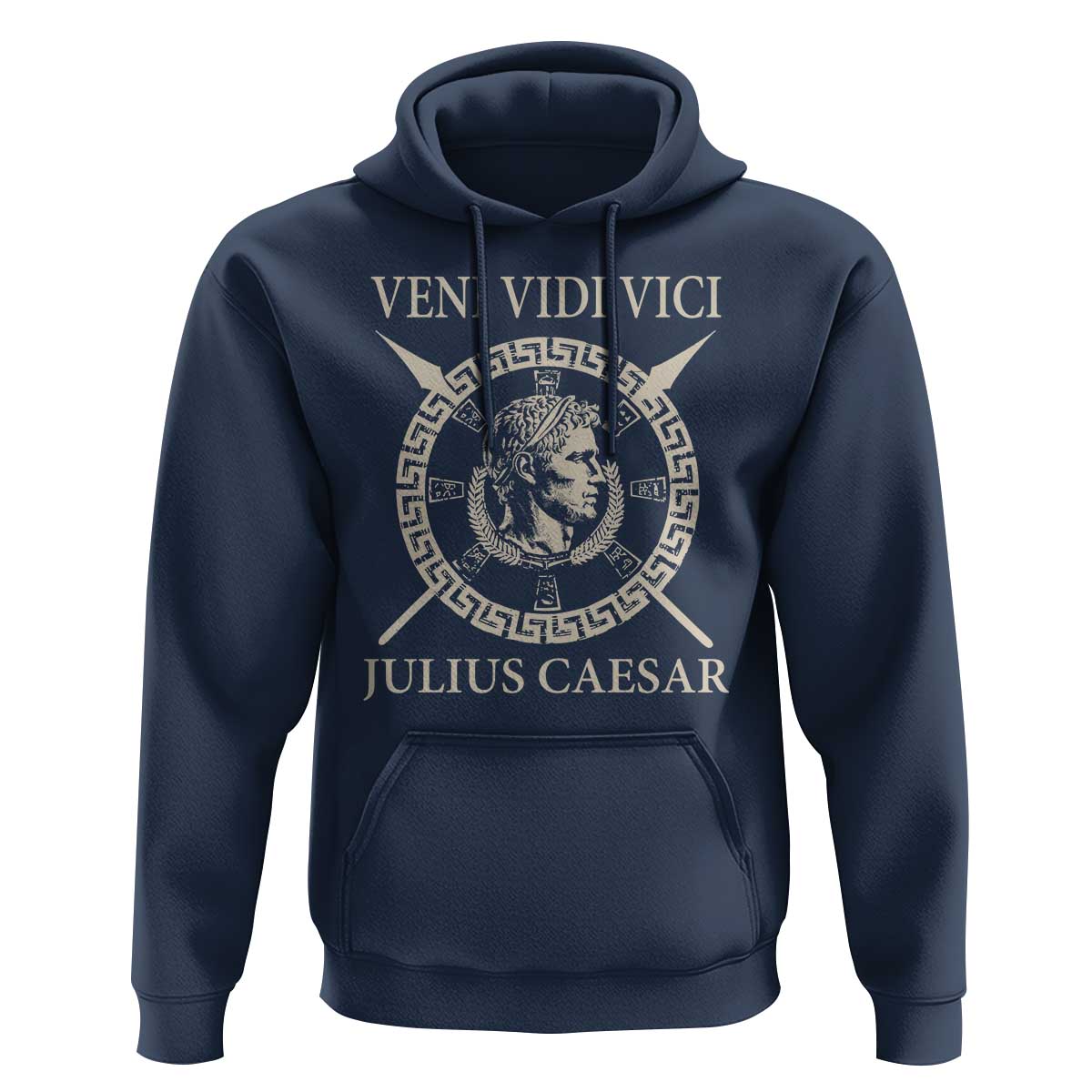 Julius Caesar Hoodie Veni Vidi Vici Roman History - Wonder Print Shop