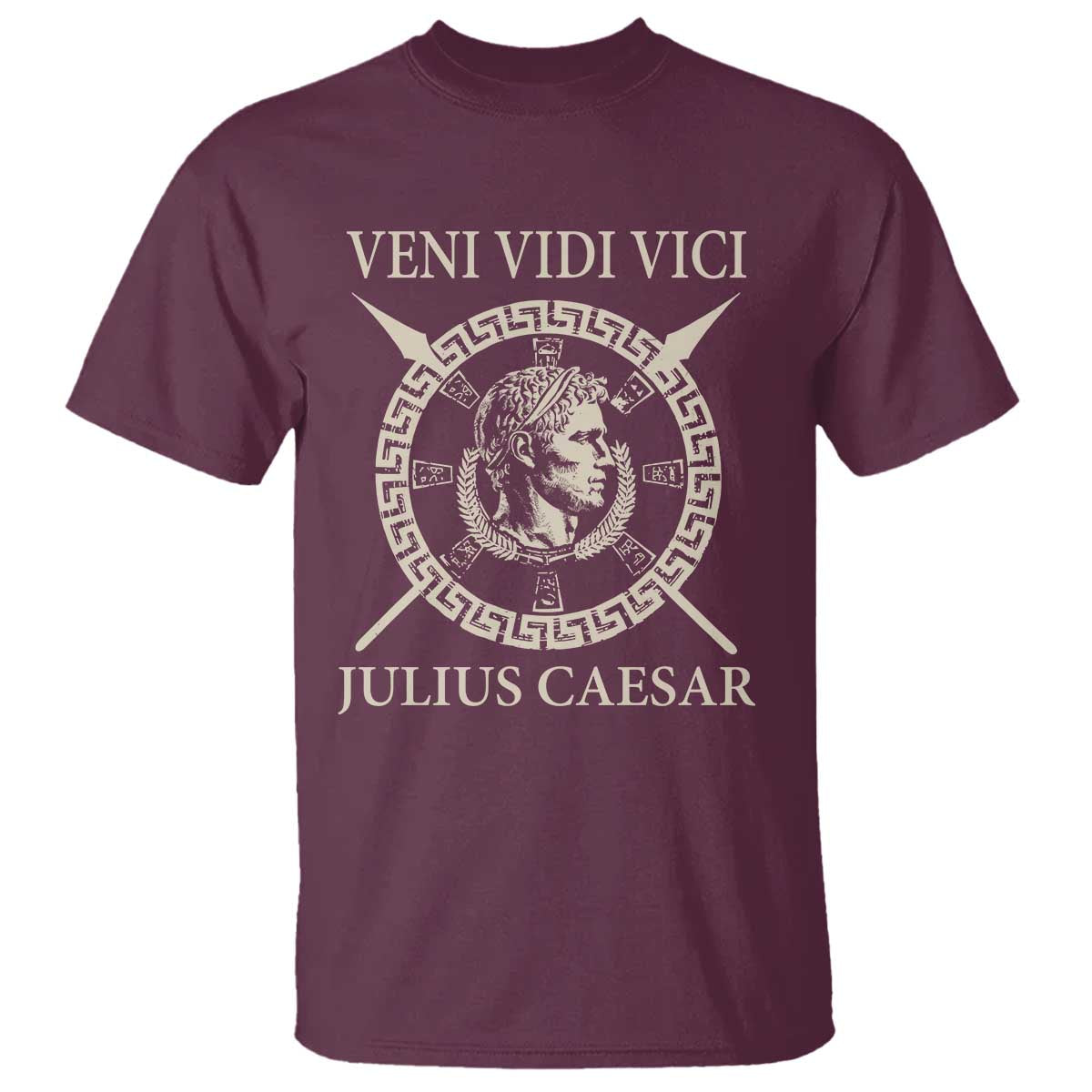 Julius Caesar T Shirt Veni Vidi Vici Roman History - Wonder Print Shop