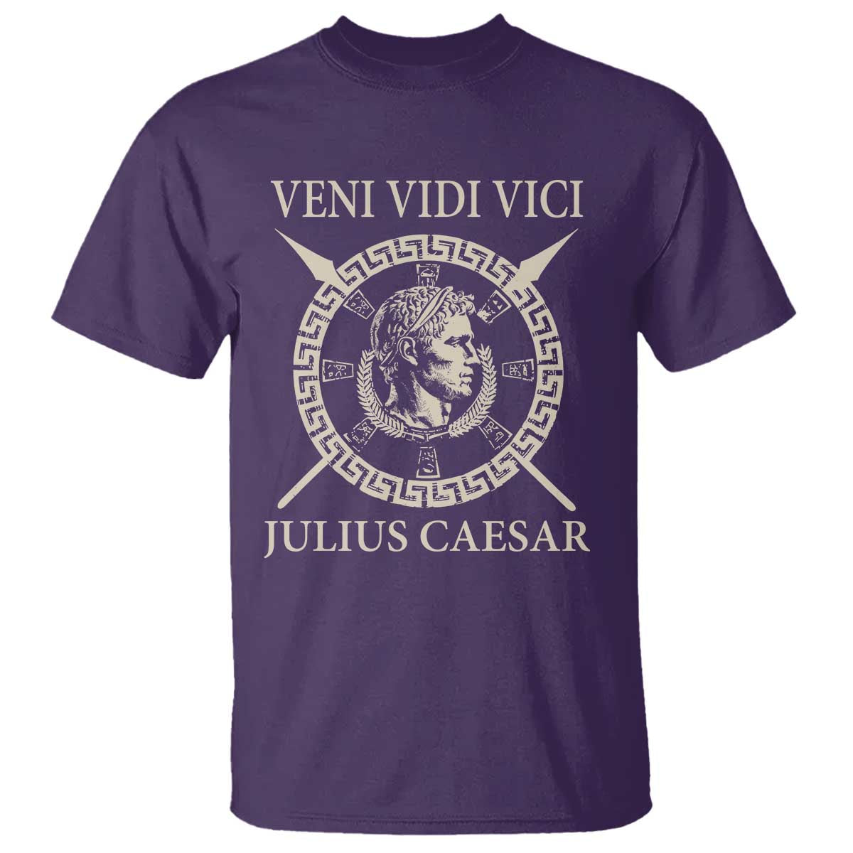 Julius Caesar T Shirt Veni Vidi Vici Roman History - Wonder Print Shop